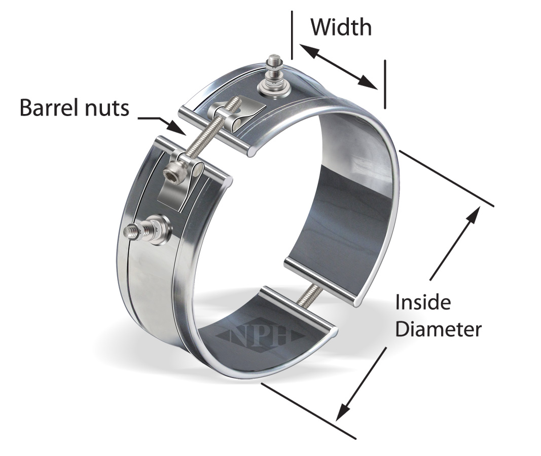 Two piece mica band heater